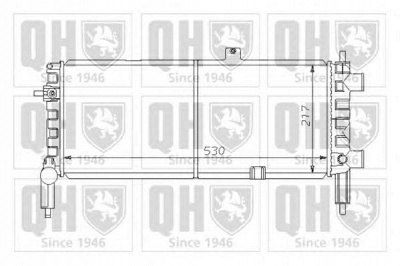 QUINTON HAZELL qer1248 -  Радиатор, охлаждение двигателя